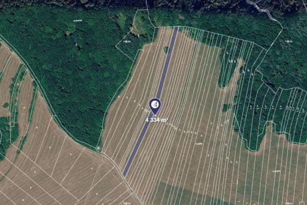 plot for sale, 4,334 m², Zlámanec, Zlínský Region plot for sale, 4,334 m², Zlámanec, Zlínský Region