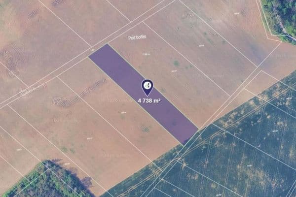 plot for sale, 4,738 m², Čebín plot for sale, 4,738 m², Čebín
