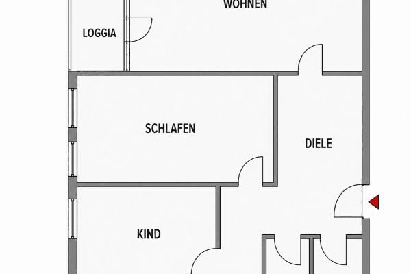 3 bedroom flat to rent, 84 m², Arthur-Bretschneider-Strasse 13, Chemnitz, Saxony 3 bedroom flat to rent, 84 m², Arthur-Bretschneider-Strasse 13, Chemnitz, Saxony