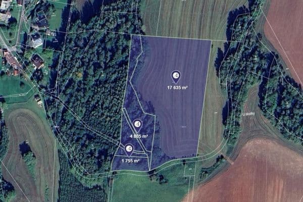 plot for sale, 24,195 m², Chotěvice plot for sale, 24,195 m², Chotěvice