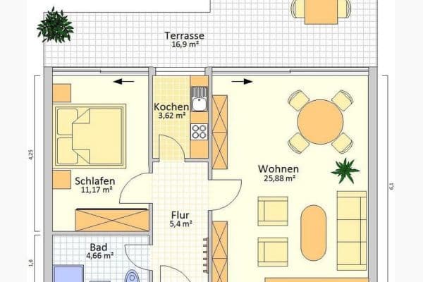 2 bedroom flat for sale, 56 m², Bad Vilbel 2 bedroom flat for sale, 56 m², Bad Vilbel