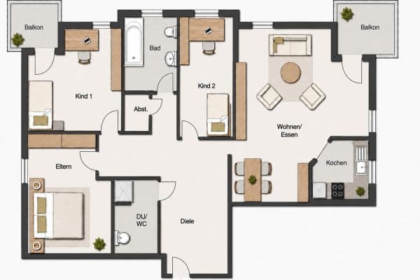 4 bedroom flat for sale, 97 m², Nußloch 4 bedroom flat for sale, 97 m², Nußloch