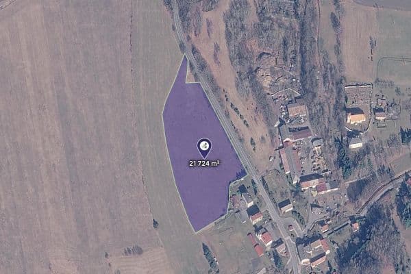 plot for sale, 21,724 m², Pertoltice plot for sale, 21,724 m², Pertoltice