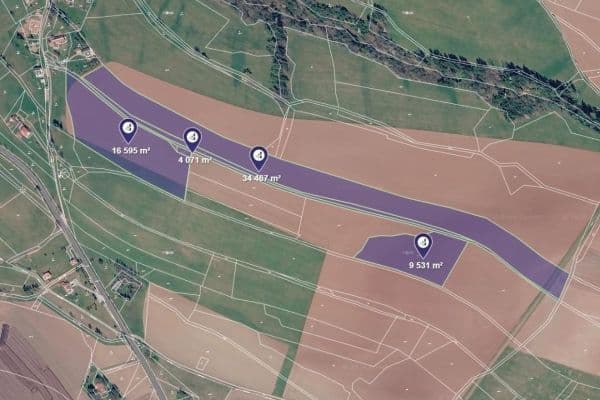 plot for sale, 64,664 m², Roztoky u Jilemnice plot for sale, 64,664 m², Roztoky u Jilemnice