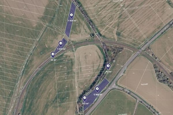 plot for sale, 1,023 m², Soběsuky plot for sale, 1,023 m², Soběsuky