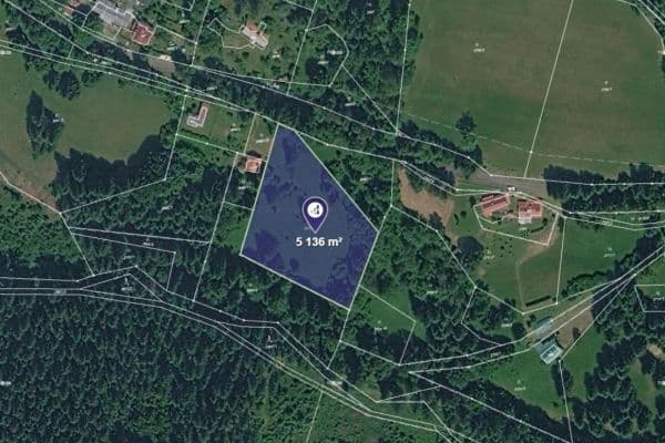 plot for sale, 5,136 m², Staré Hamry plot for sale, 5,136 m², Staré Hamry
