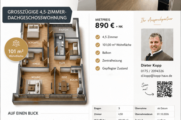 3 bedroom with open-plan kitchen flat to rent, 101 m², Sulz am Neckar 3 bedroom with open-plan kitchen flat to rent, 101 m², Sulz am Neckar