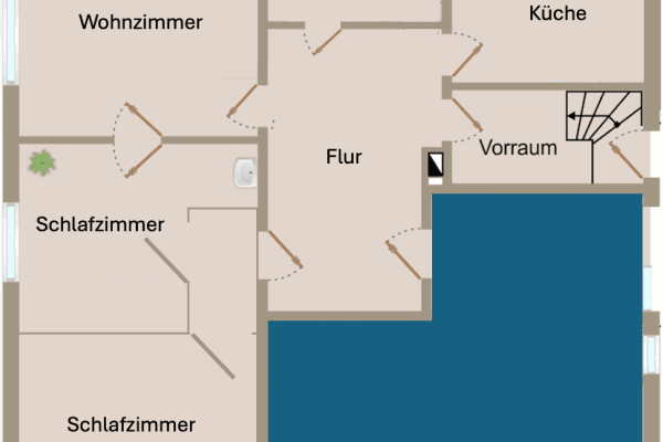 4 bedroom flat to rent, 96 m², Parkstrasse 3, Bad Vilbel 4 bedroom flat to rent, 96 m², Parkstrasse 3, Bad Vilbel