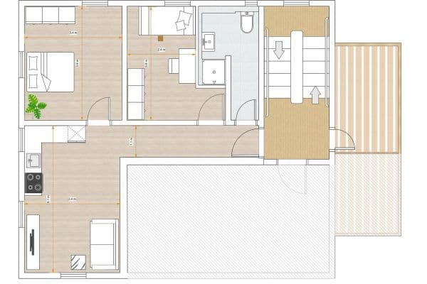 3 bedroom flat to rent, 57 m², Keplerstraße 12, Tübingen 3 bedroom flat to rent, 57 m², Keplerstraße 12, Tübingen