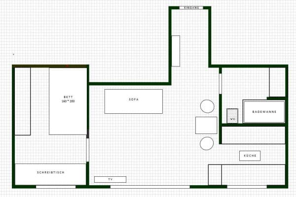 1 bedroom with open-plan kitchen flat to rent, 50 m², Eckartstrasse 12, Stuttgart 1 bedroom with open-plan kitchen flat to rent, 50 m², Eckartstrasse 12, Stuttgart
