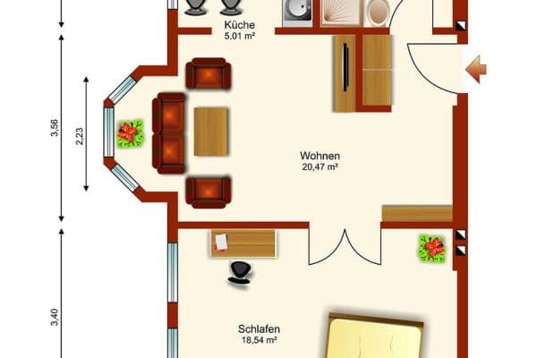 2 bedroom flat for sale, 50 m², Gerhart- Hauptmann- Str. 20, Magdeburg, Saxony-Anhalt 2 bedroom flat for sale, 50 m², Gerhart- Hauptmann- Str. 20, Magdeburg, Saxony-Anhalt