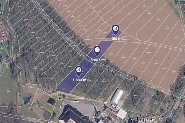 plot for sale, 3,240 m², Hrubá Skála plot for sale, 3,240 m², Hrubá Skála