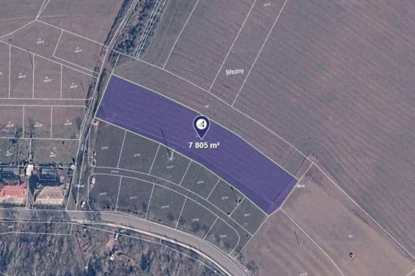 plot for sale, 3,903 m², Otročiněves plot for sale, 3,903 m², Otročiněves
