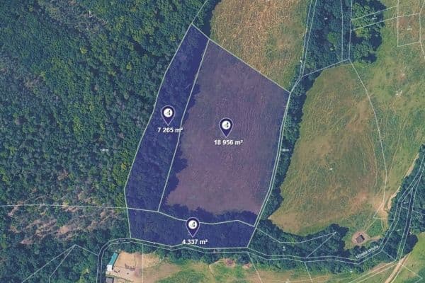plot for sale, 30,558 m², Bojanovice, Středočeský Region plot for sale, 30,558 m², Bojanovice, Středočeský Region