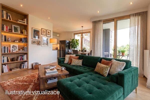 3 bedroom with open-plan kitchen flat for sale, 94 m², U Komína, Praha 3 bedroom with open-plan kitchen flat for sale, 94 m², U Komína, Praha