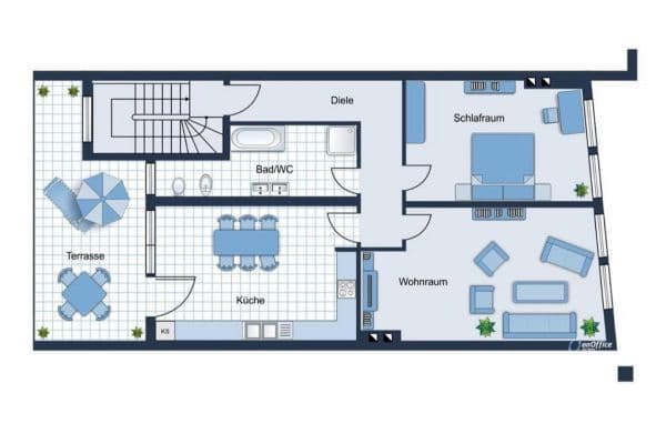 1 bedroom with open-plan kitchen flat to rent, 70 m², Friedrichstraße 22, Bonn 1 bedroom with open-plan kitchen flat to rent, 70 m², Friedrichstraße 22, Bonn