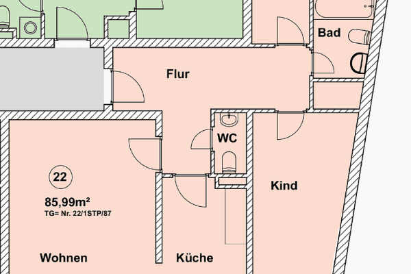 3 bedroom flat to rent, 90 m², Hallesche Allee 13, Karlsruhe, Baden-Württemberg 3 bedroom flat to rent, 90 m², Hallesche Allee 13, Karlsruhe, Baden-Württemberg