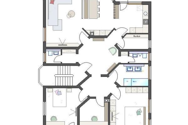 5 bedroom flat to rent, 149 m², Jean-Monnet-Str., Mühlheim 5 bedroom flat to rent, 149 m², Jean-Monnet-Str., Mühlheim