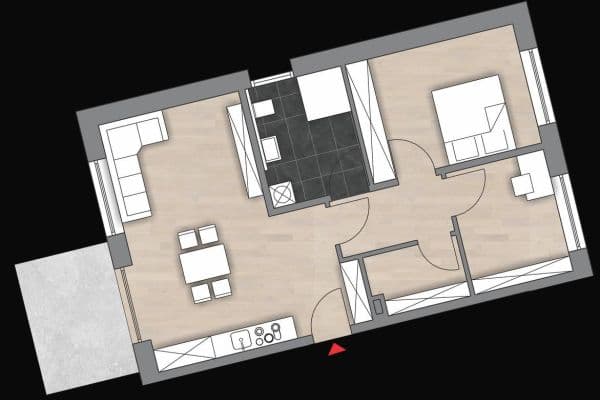 3 bedroom flat to rent, 76 m², Schmidgaden 3 bedroom flat to rent, 76 m², Schmidgaden