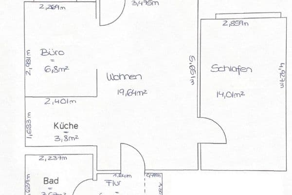 2 bedroom flat to rent, 53 m², Karl-Follen-Straße 5, Gießen, Hesse 2 bedroom flat to rent, 53 m², Karl-Follen-Straße 5, Gießen, Hesse