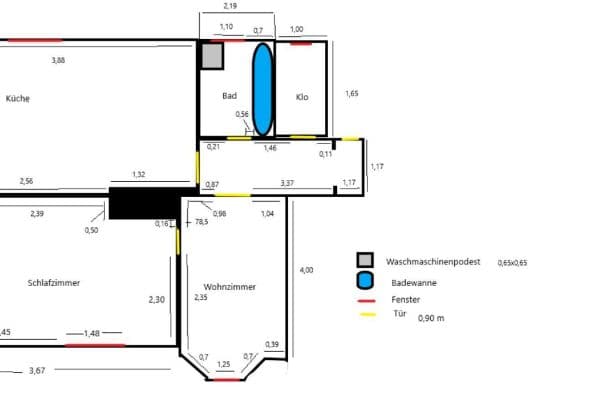 2 bedroom flat to rent, 50 m², Biermannstraße 22, Augsburg, Bavaria 2 bedroom flat to rent, 50 m², Biermannstraße 22, Augsburg, Bavaria