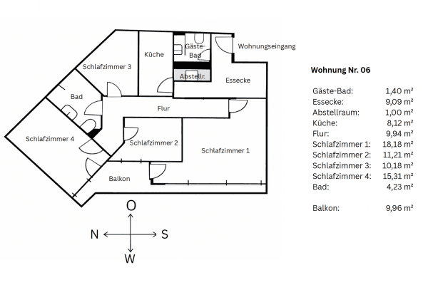 4 bedroom flat for sale, 89 m², Münster 4 bedroom flat for sale, 89 m², Münster