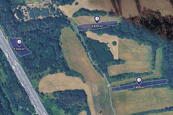 plot for sale, 11,052 m², Mirošovice, Středočeský Region plot for sale, 11,052 m², Mirošovice, Středočeský Region