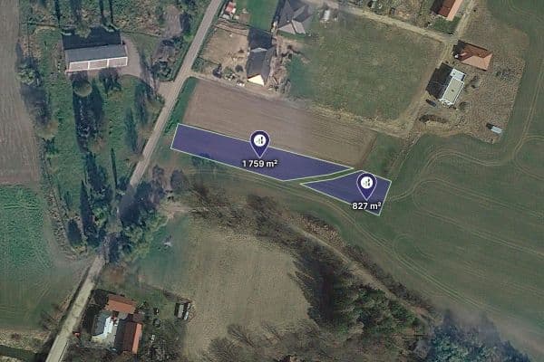 plot for sale, 2,586 m², Libež plot for sale, 2,586 m², Libež