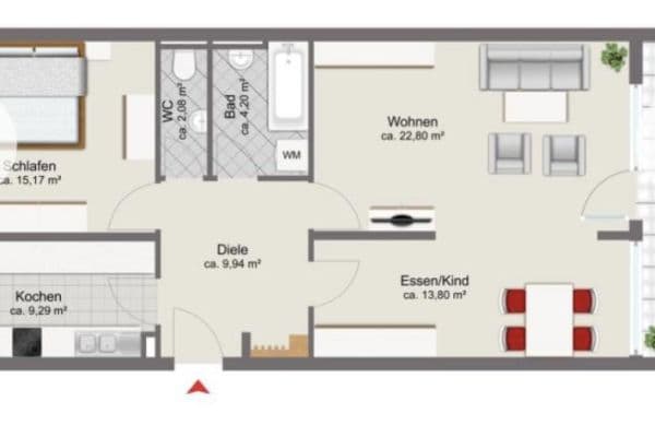 3 bedroom flat for sale, 87 m², Wilhelm-Hauff-Str.31, Augsburg, Bavaria 3 bedroom flat for sale, 87 m², Wilhelm-Hauff-Str.31, Augsburg, Bavaria