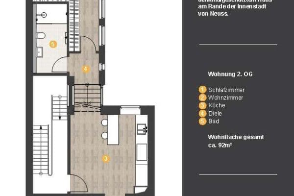 2 bedroom flat to rent, 92 m², Neuss 2 bedroom flat to rent, 92 m², Neuss