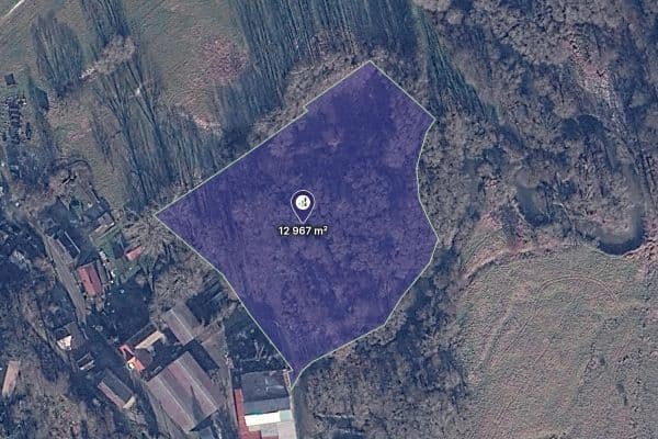 plot for sale, 12,967 m², Černousy plot for sale, 12,967 m², Černousy