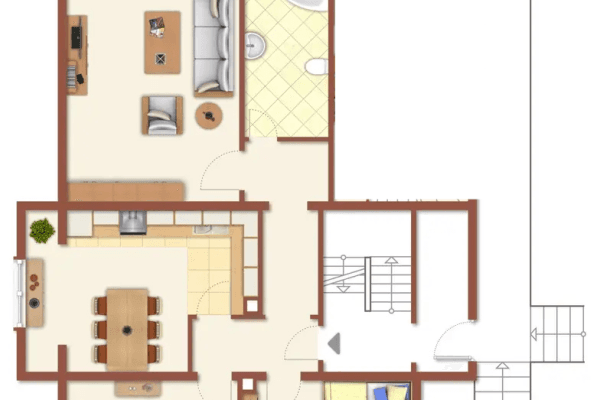2 bedroom with open-plan kitchen flat to rent, 99 m², Waghäusel 2 bedroom with open-plan kitchen flat to rent, 99 m², Waghäusel