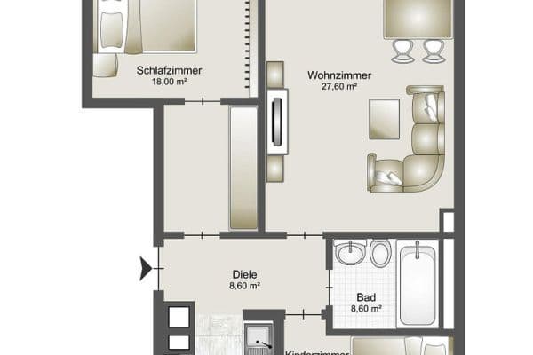 3 bedroom flat to rent, 80 m², München, Bavaria 3 bedroom flat to rent, 80 m², München, Bavaria