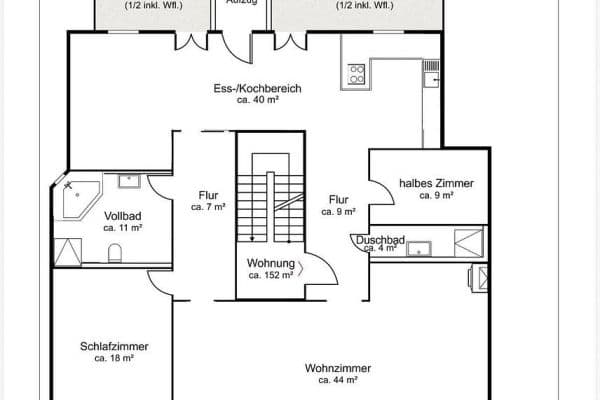 2 bedroom with open-plan kitchen flat for sale, 152 m², Hamburg, Hamburg 2 bedroom with open-plan kitchen flat for sale, 152 m², Hamburg, Hamburg