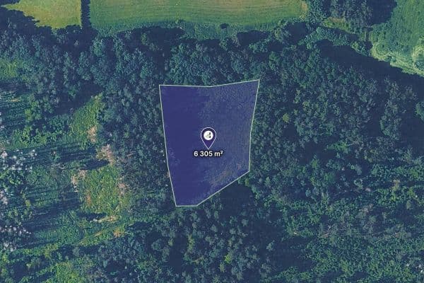 plot for sale, 6,305 m², Netvořice plot for sale, 6,305 m², Netvořice