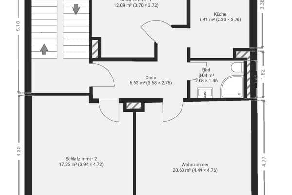 3 bedroom flat to rent, 57 m², Alte Gasse 69, Frankfurt am Main 3 bedroom flat to rent, 57 m², Alte Gasse 69, Frankfurt am Main