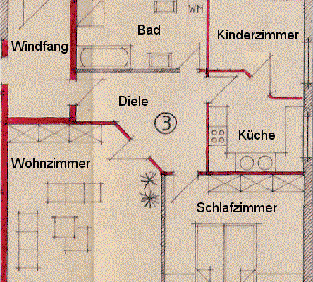 3 bedroom flat to rent, 82 m², Hammelburg 3 bedroom flat to rent, 82 m², Hammelburg