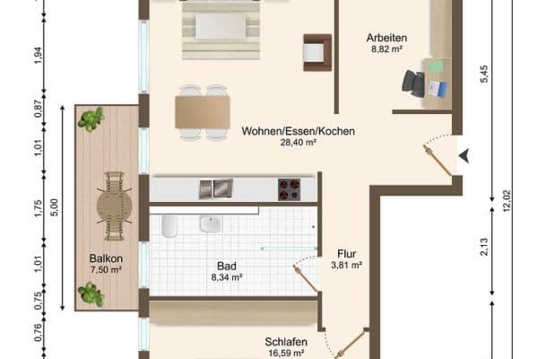 3 bedroom flat for sale, 74 m², Brunnengasse 6, Ingersheim 3 bedroom flat for sale, 74 m², Brunnengasse 6, Ingersheim