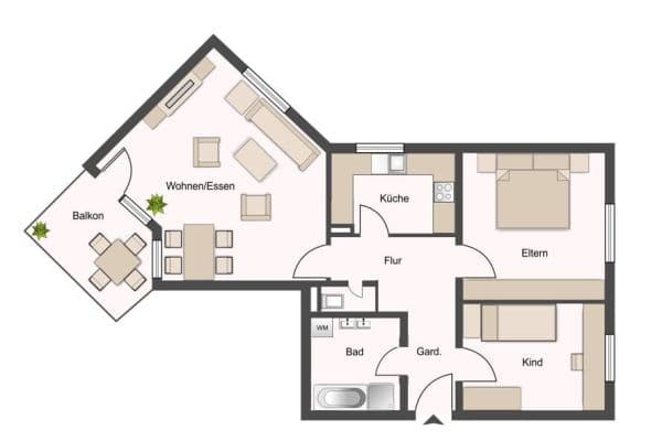 3 bedroom flat to rent, 69 m², Werderstraße 168, Heilbronn 3 bedroom flat to rent, 69 m², Werderstraße 168, Heilbronn
