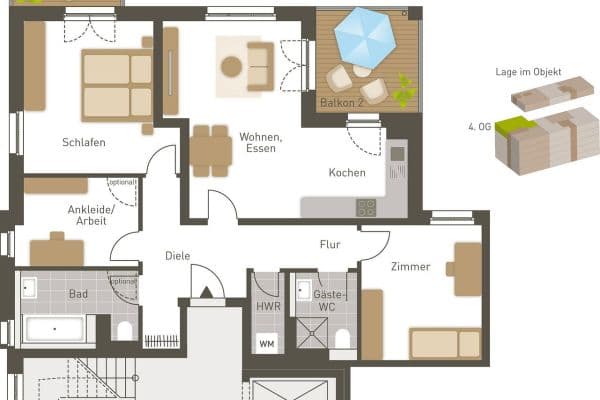 4 bedroom flat to rent, 102 m², Herrnstr 33, Fürth 4 bedroom flat to rent, 102 m², Herrnstr 33, Fürth
