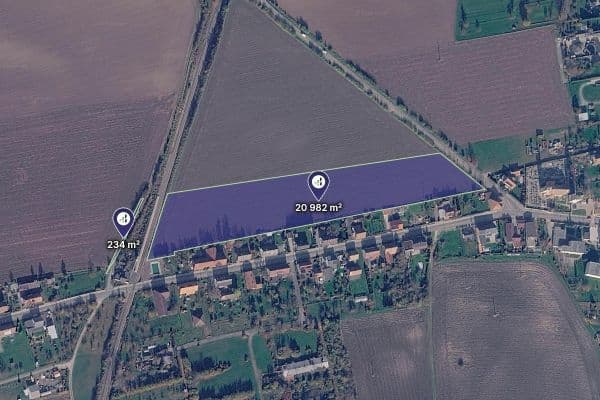 plot for sale, 67,997 m², Bohuslavice plot for sale, 67,997 m², Bohuslavice