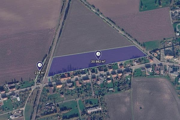 plot for sale, 21,216 m², Bohuslavice plot for sale, 21,216 m², Bohuslavice