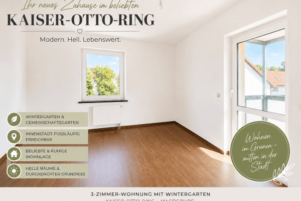 3 bedroom flat to rent, 75 m², Kaiser-Otto-Ring 2, Magdeburg, Saxony-Anhalt 3 bedroom flat to rent, 75 m², Kaiser-Otto-Ring 2, Magdeburg, Saxony-Anhalt