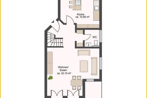 3 bedroom with open-plan kitchen flat for sale, 148 m², Hanau 3 bedroom with open-plan kitchen flat for sale, 148 m², Hanau