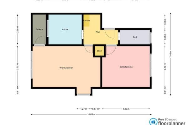 2 bedroom flat to rent, 58 m², Ahornweg X, Köln 2 bedroom flat to rent, 58 m², Ahornweg X, Köln