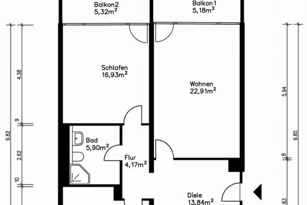 3 bedroom flat for sale, 77 m², Regensburg, Bavaria 3 bedroom flat for sale, 77 m², Regensburg, Bavaria