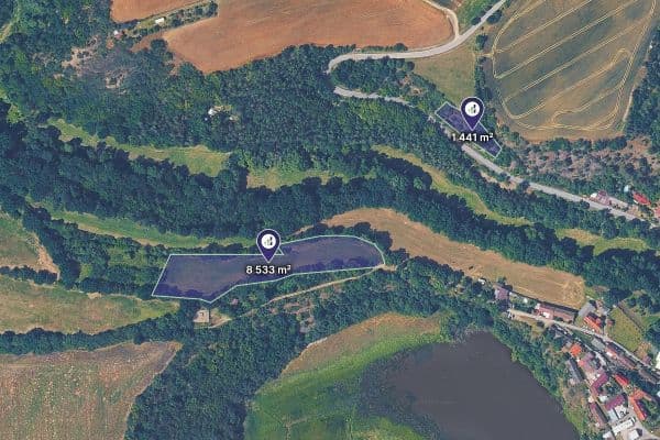 plot for sale, 9,974 m², Bojanovice plot for sale, 9,974 m², Bojanovice