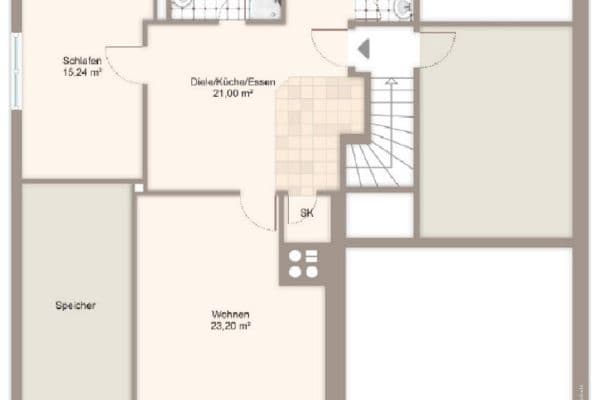 1 bedroom with open-plan kitchen flat to rent, 65 m², Andechs-Erling, Bavaria 1 bedroom with open-plan kitchen flat to rent, 65 m², Andechs-Erling, Bavaria