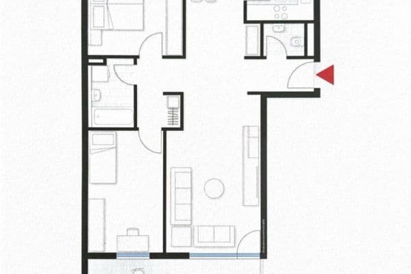 2 bedroom with open-plan kitchen flat for sale, 85 m², Holzgerlingen 2 bedroom with open-plan kitchen flat for sale, 85 m², Holzgerlingen