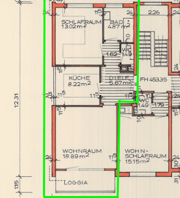 1 bedroom with open-plan kitchen flat to rent, 57 m², Sindelfingen 1 bedroom with open-plan kitchen flat to rent, 57 m², Sindelfingen